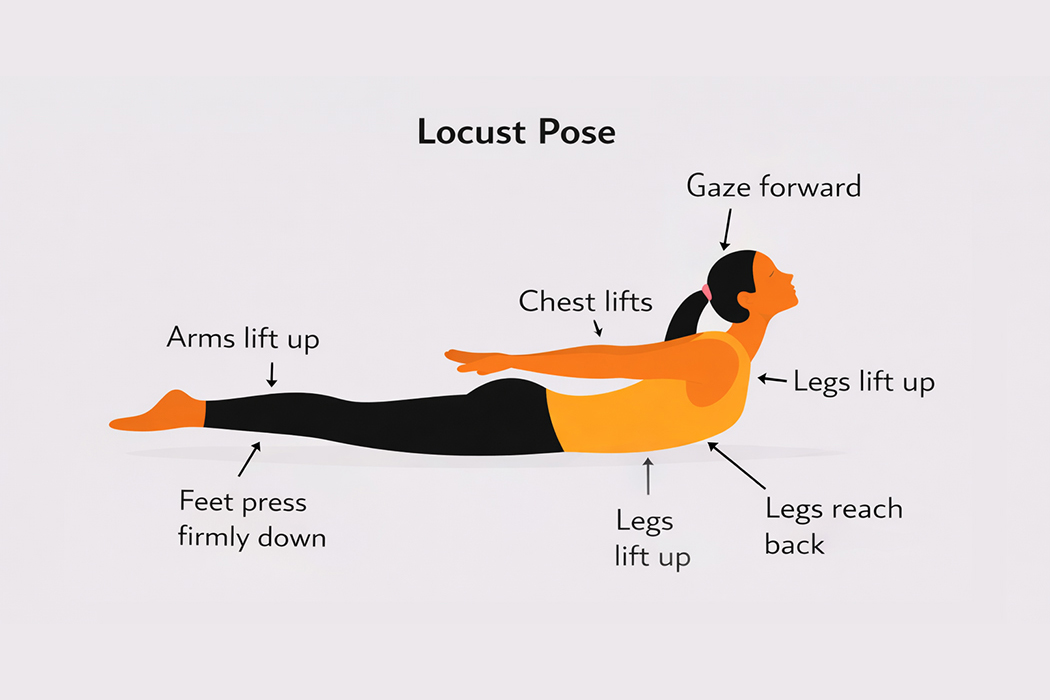 Locust Pose