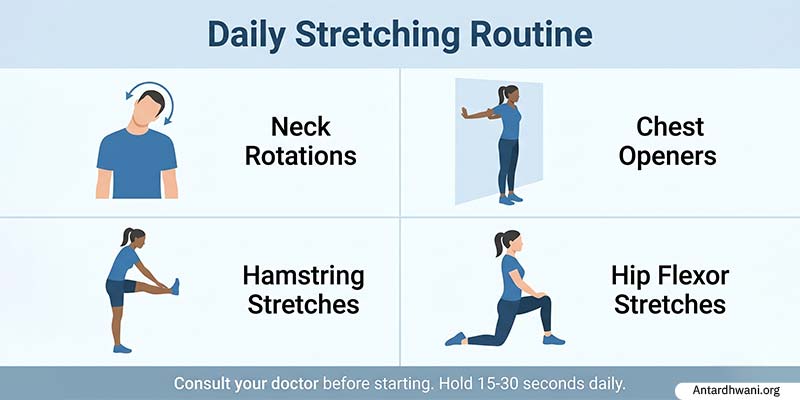 Stretching Exercises (Daily Routine)