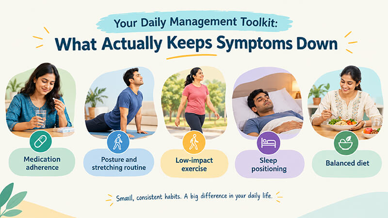 Your Daily Management Toolkit: What Actually Keeps Symptoms Down